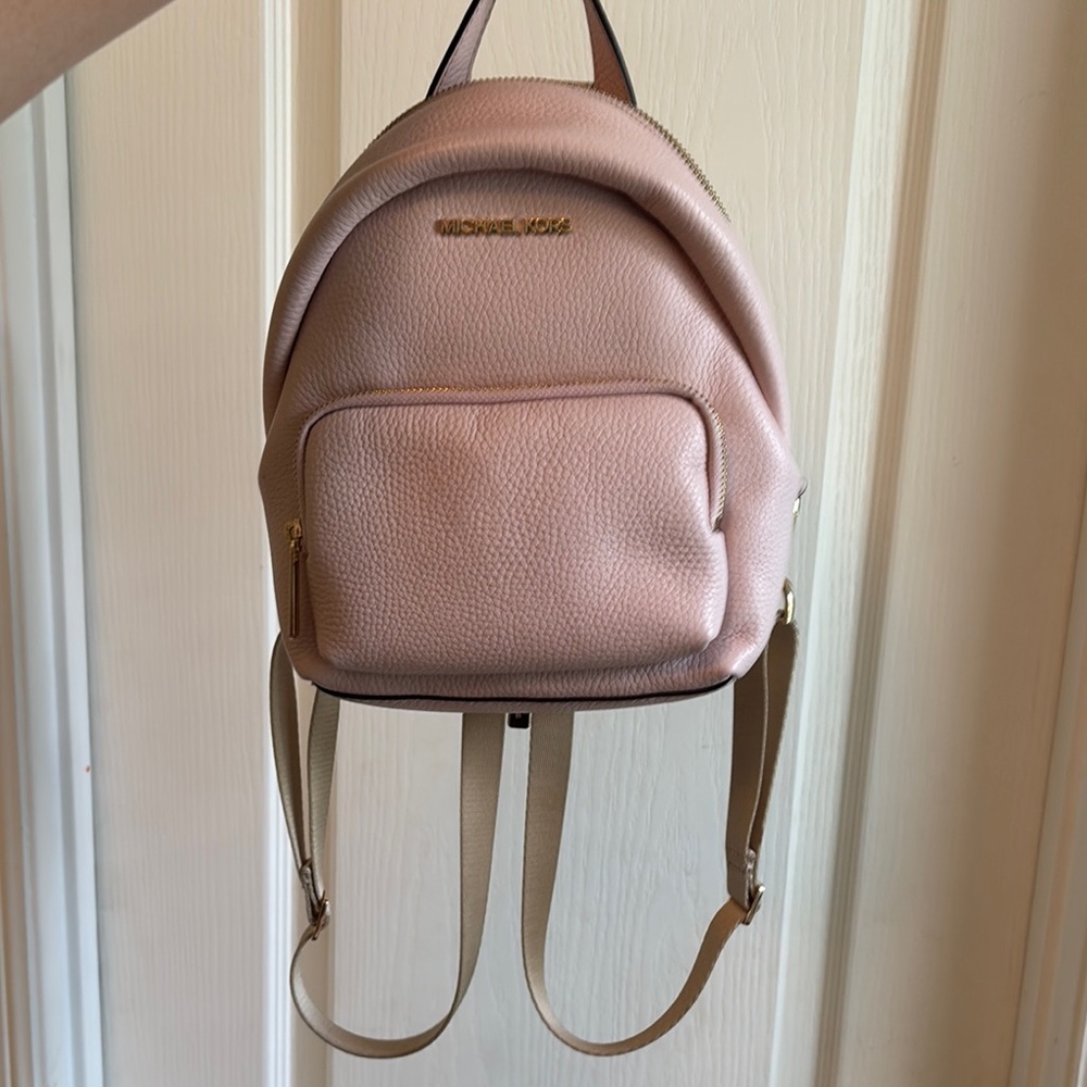 Michael Kors Blush Leather Backpack